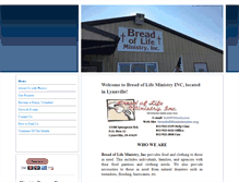 Tablet Screenshot of breadoflifeministryinc.org